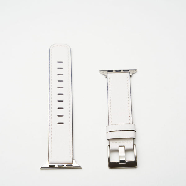 Apple Watch Leder Armband Weiß