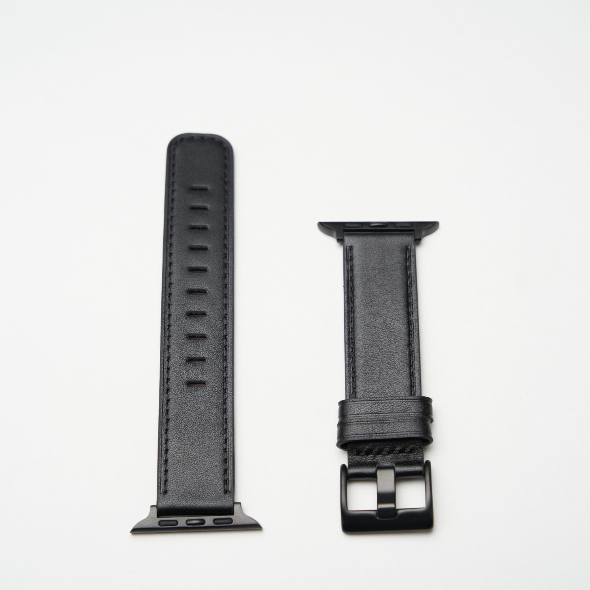 Apple Watch Leder Armband Schwarz
