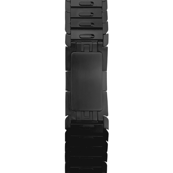 Apple Watch Edelstahlarmband Schwarz Glieder