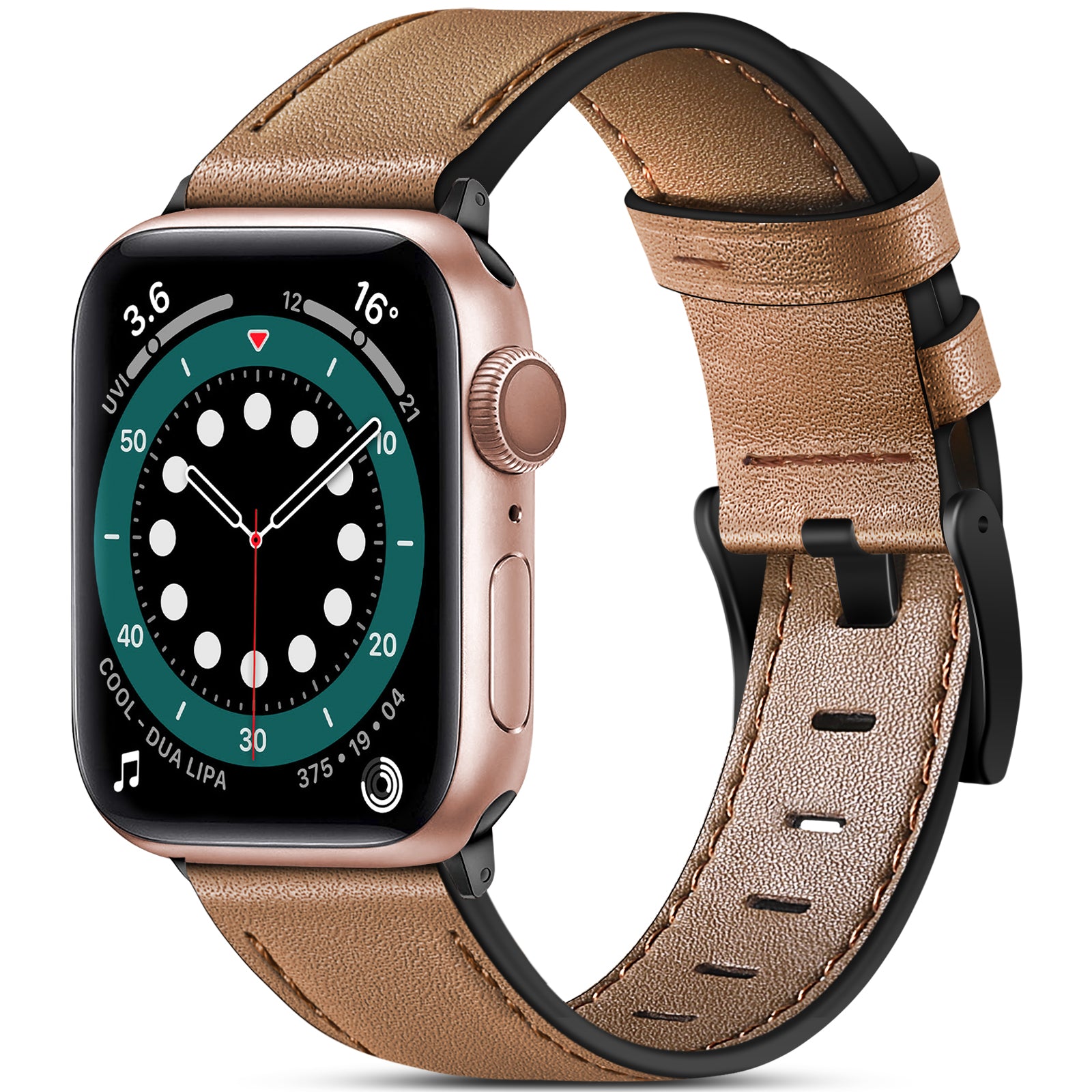 Apple Watch Lederarmband in Braun