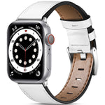 Lade das Bild in den Galerie-Viewer, Apple Watch Lederarmband in Weiß
